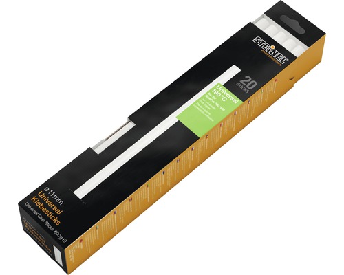 Bâtons de colle Steinel 300mm UNIVERSAL 600 g 20 pièces Bâtons de colle universels Steinel, diamètre 11 millimètres, 20 pièces