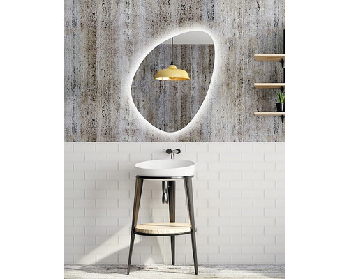 Miroir de salle de bains à LED Ambiente Organic 60x90