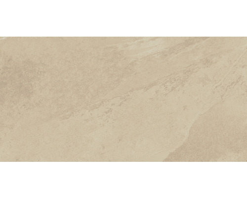 FLAIRSTONE Feinsteinzeug Terrassenplatte Valley Sand rektifizierte Kante 120 x 60 x 2 cm Fliesenmuster mit Steineffekt