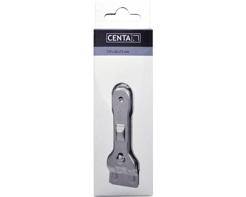 Grattoir à vitre Centa, dimensions 139 x 46 x 15 millimètres