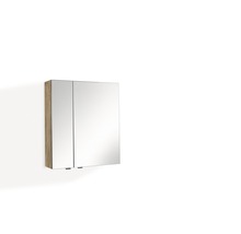 Armoire de toilette Marlin Bad 3980 lxhxp 60x68.2x17.6 cm chêne