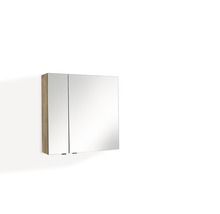 Armoire de toilette Marlin Bad 3980 lxhxp 70x68.2x17.6 cm chêne