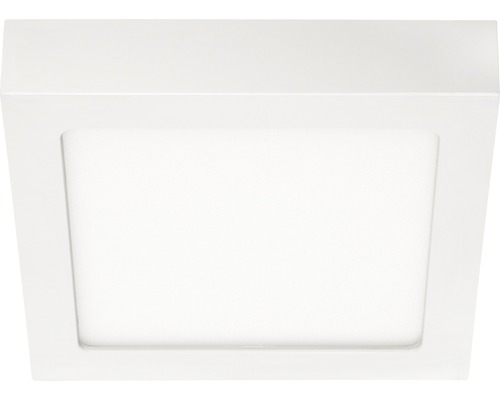 Plafonnier LED 12W 1000 lm 4000 K blanc neutre carré blanc 170x170 mm 230V Plafonnier carré