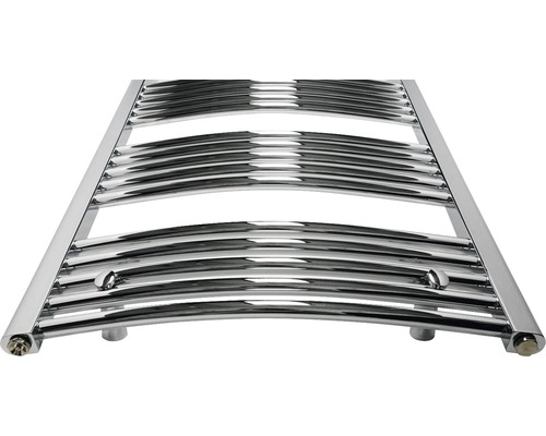 Sèche-serviettes métallique avec barreaux incurvés