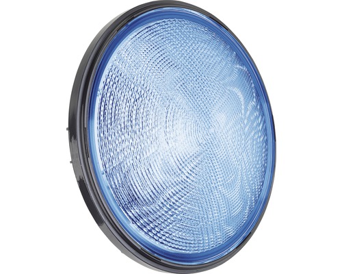 Réflecteur LED PAR56 RGB 12W bleu Ø 150 mm à basse tension pour lampe de piscine Lampe de piscine ronde avec couvercle en verre structuré
