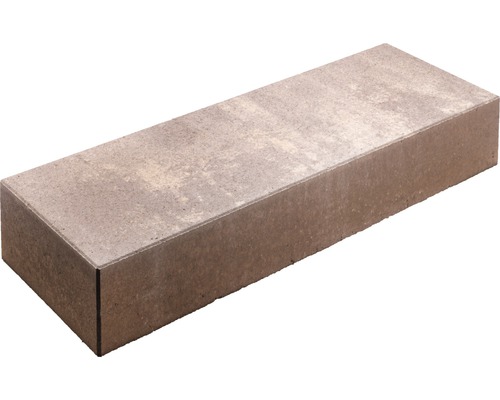 Beton Blockstufe braun mix 100 x 35 x 16 cm