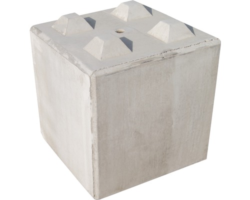 Betonblockstein Megablock Rd16 x 1/8" grau 60 x 60 x 60 cm