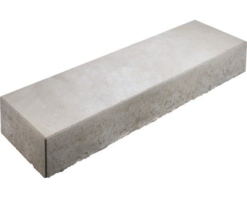 Marche-bloc en béton gris 120x35x16 cm