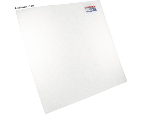 Intissé de filtration PAPILLON 100x100x2,5 cm blanc