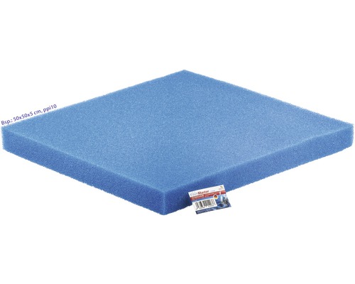 Filterschaum PAPILLON grob 100x100x10 cm blau