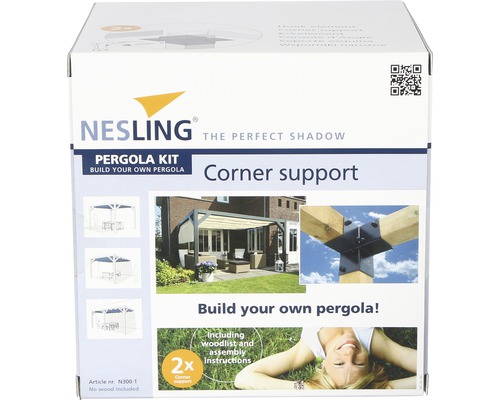 Nesling Pergola Bausatz Eckstütze Verpackung
