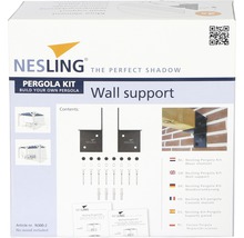 Nesling Pergola Bausatz Wandhalterung Verpackung