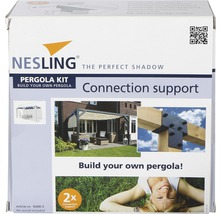 Nesling Pergola Bausatz zur Errichtung einer eigenen Pergola, Verbindungselemente