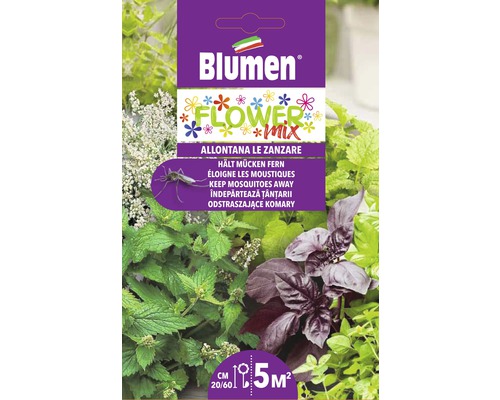 Graines de plantes anti-moustiques Mauser Blumen Flower Mix éloigne les moustiques, sachet de graines