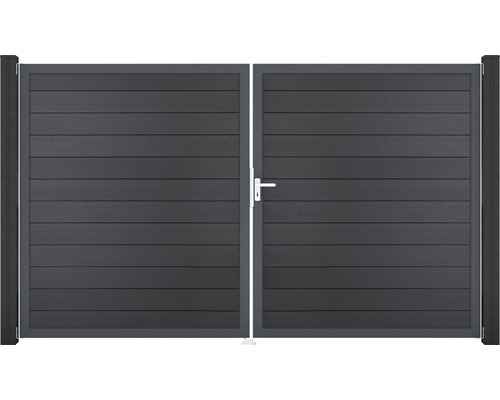 Doppeltor GroJa Flex rechts Rahmen anthrazit 300 x 180 cm anthrazit