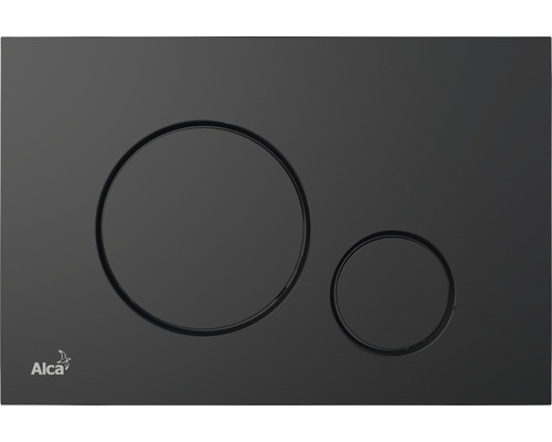 Betätigungsplatte Alca THIN Platte schwarz matt / Taster schwarz matt M678