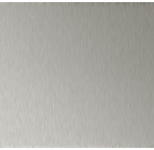 Plaque métallique brossée