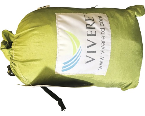 Verpackte Hängematte mit Vivere Logo