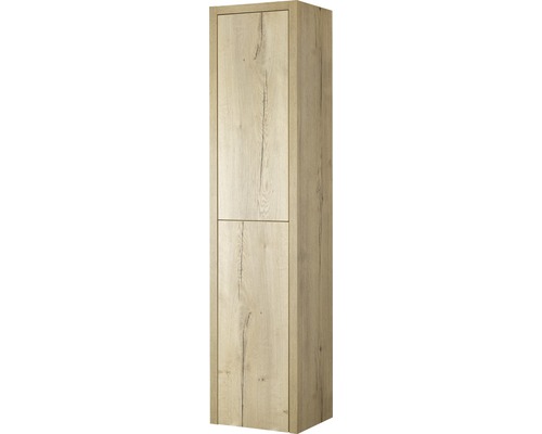 Hochschrank mit zwei Türen im Holzdesign