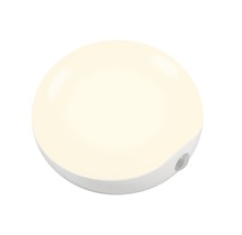 Lampe de table ronde à piles avec capteur PIR