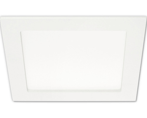 Éclairage encastré LED IP23 12 W 1200 lm 4000 K blanc 17x17/16x16 cm 230 V Plafonnier carré