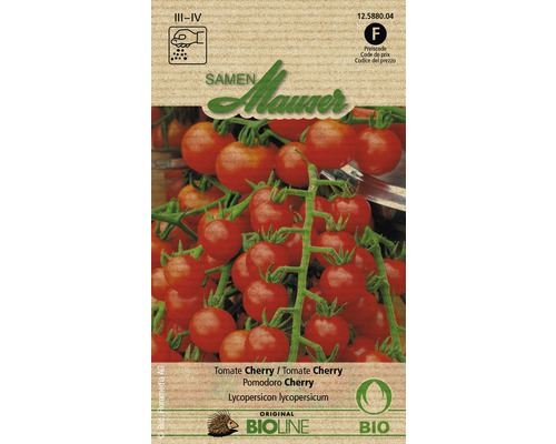Knospe Bio Tomate Cherry Gemüsesamen Samen Mauser