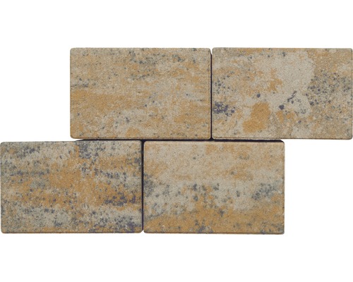 Mehrere Pflastersteine aus Beton