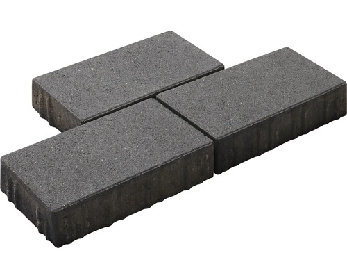 Pavés en béton, rectangulaires, trois pièces