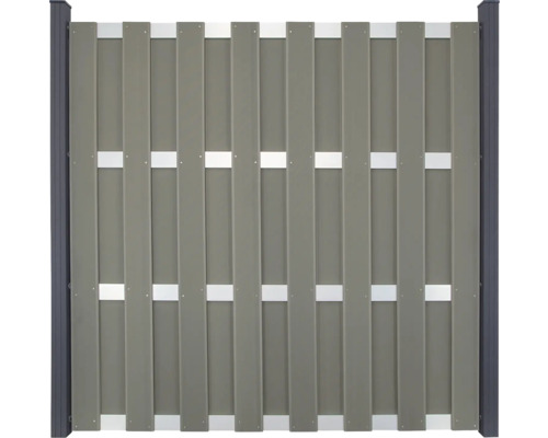 Élément principal GroJa DIY-Merano construction modulaire traverse argent 180 x 180 cm gris