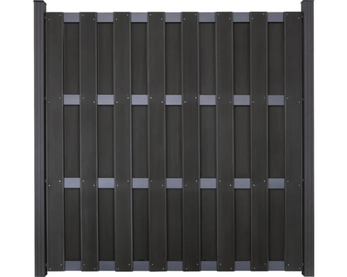 Élément de clôture GroJa DIY-Merano kit de montage barre transversale 180x180 cm anthracite