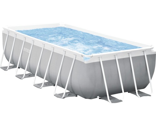 Ensemble piscine hors sol Intex Prism Frame rectangulaire 488x244x107 cm bleu