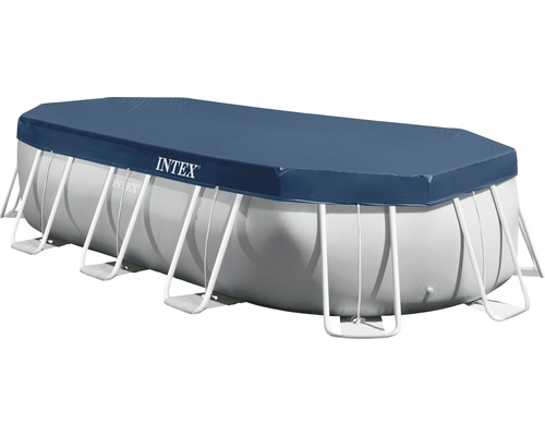 Piscine tubulaire Intex avec couverture de piscine