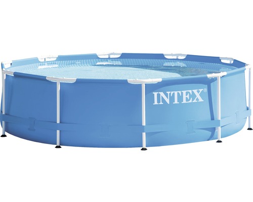 Piscine hors sol INTEX METAL Frame Pool ø 305 H 76 cm bleu