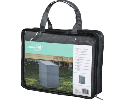 Housse de protection pour chaises empilables dans un sac de transport