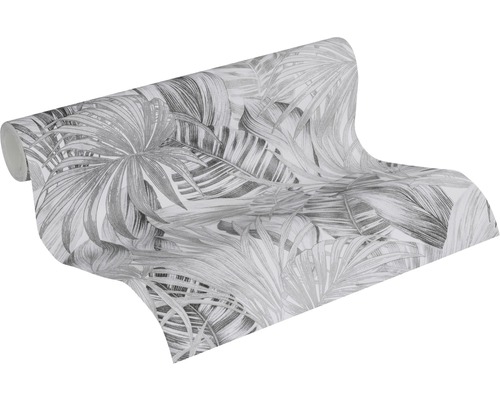 Papiertapetenrolle mit Palmenblattmuster