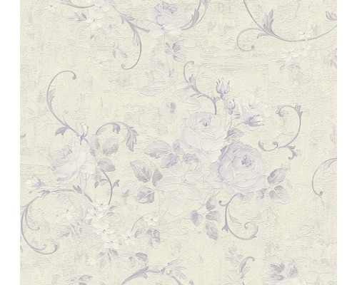 Papier peint intissé 37224-5 Romantico Fleurs lilas