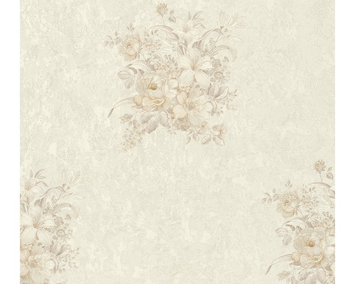 Papier peint intissé 37225-4 Romantico crème bouquet
