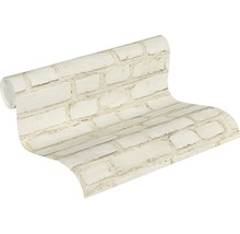 Rouleau de papier peint avec motif de briques