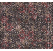 Papier peint intissé 37391-3 New Walls Mosaïque rose rouge
