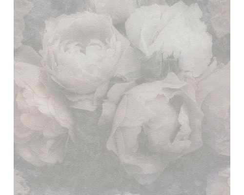 Papier peint intissé 37392-3 New Walls Rose gris rose Papier peint à fleurs avec motif de roses