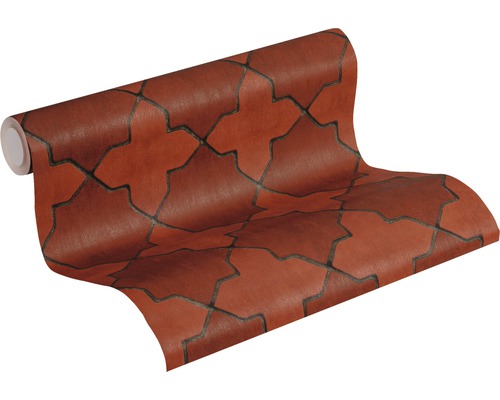 Rouleau de papier peint avec motif géométrique