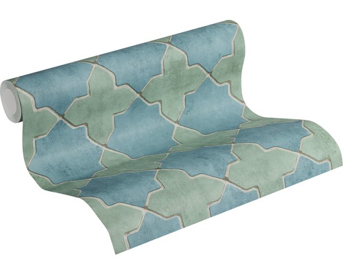 Rouleau de papier peint avec motif géométrique