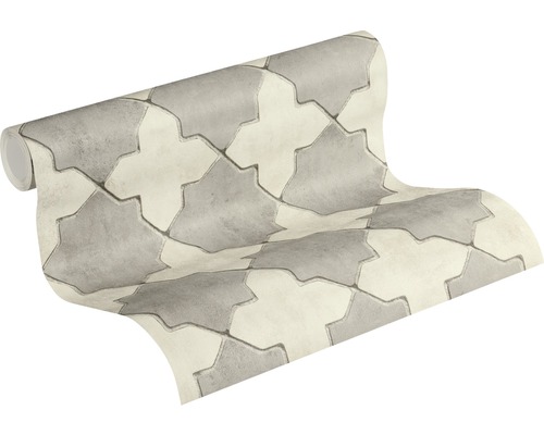 Rouleau de papier peint avec motif pavé