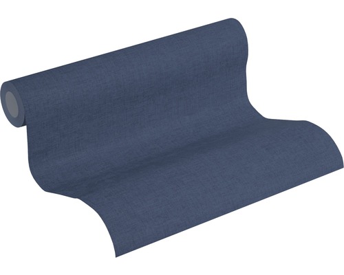Papier peint textile bleu en rouleau