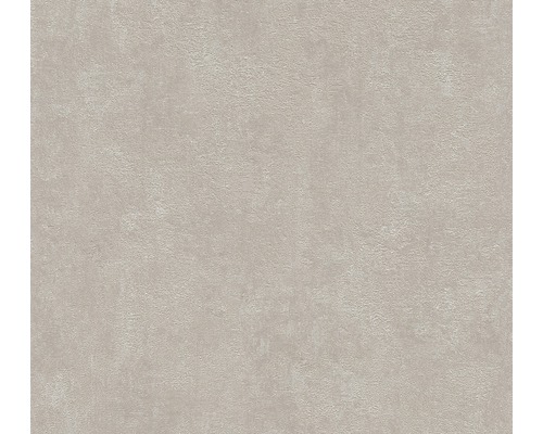 Papier peint intissé 37418-1 New Walls béton taupe Papier peint avec structure d''enduit