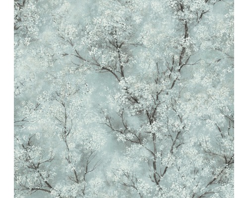 Papier peint intissé 37420-3 New Walls Arbres avec paillettes Papier peint à motif de fleurs d''arbres