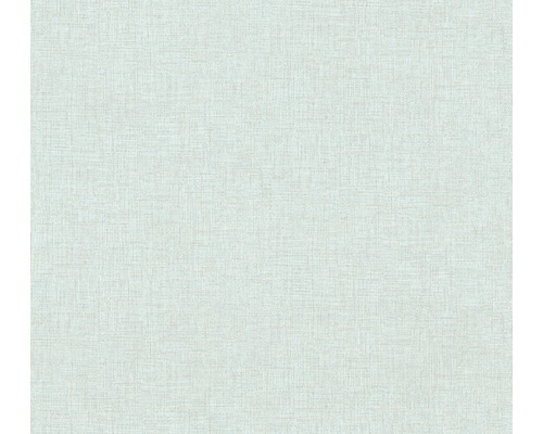 Papier peint intissé 37430-2 New Walls uni textile vert clair Gros plan d''un papier peint texturé
