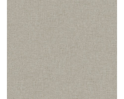 Papier peint intissé 37430-8 New Walls uni textile taupe Image détaillée d''un papier peint texturé