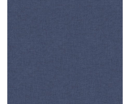 Papier peint intissé 37431-3 New Walls uni textile bleu