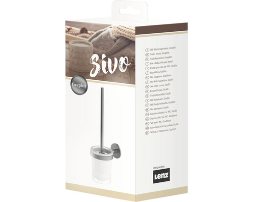 Emballage d''un ensemble de brosse de toilette, graphite